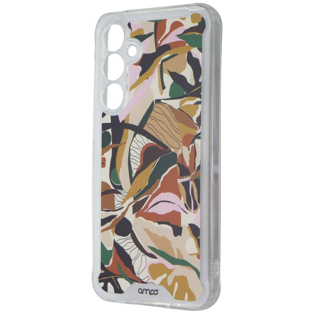 Front. AMPD - Ampd TRND Design Series Case for Samsung Galaxy A35 5G - Orange Floral - Multicolor.