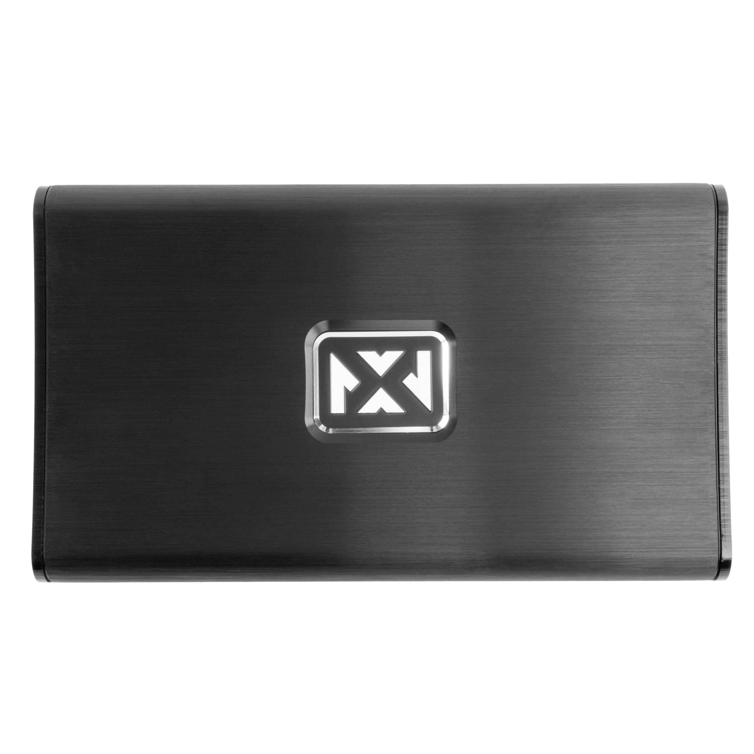 Alt View 1. NVX - VAD10004 v2 4-Channel Class D Amplifier, 1000W RMS, 2/4-ohm Stable, High/Low Pass X-Over, for Car/Marine/UTV/Motorcycle.