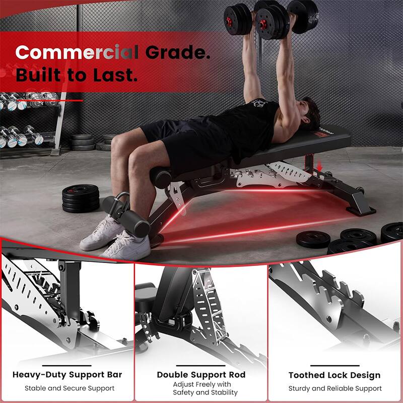 Commercial Grade. Built to Last.

Heavy-Duty Support Bar
Stable and Secure Support

Double Support Rod
Adjust Freely with Safety and Stability

Toothed Lock Design
Sturdy and Reliable Support