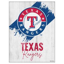 Holland Bar Stool Co. - Texas Rangers 15" x 20" Team Canvas Wall Art - Multicolor