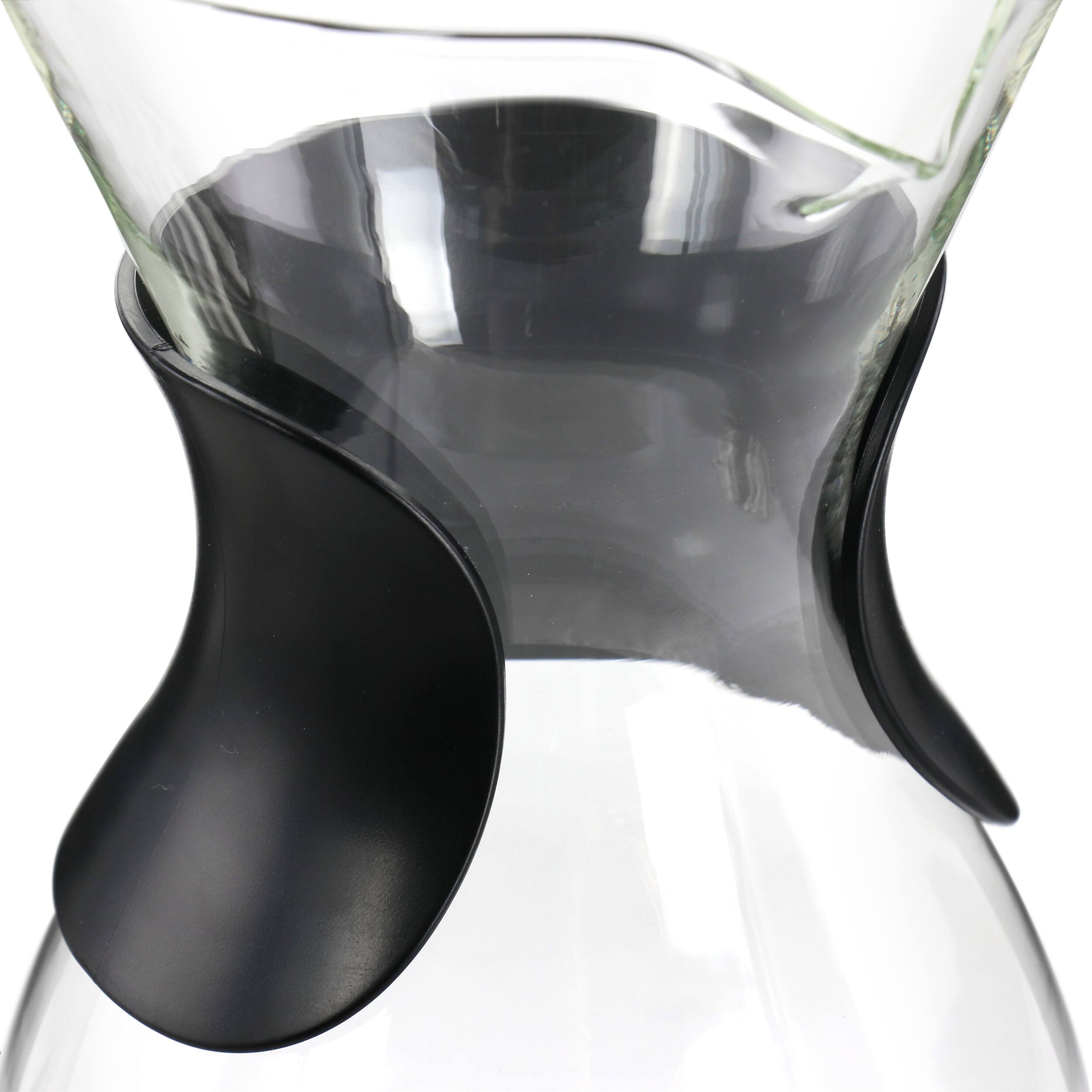 Alt View 3. Mr. Coffee - Mr. Coffee Verduzco 1 Liter Clear Glass Pour Over Coffee Maker with Fine Mesh Filter - Clear.
