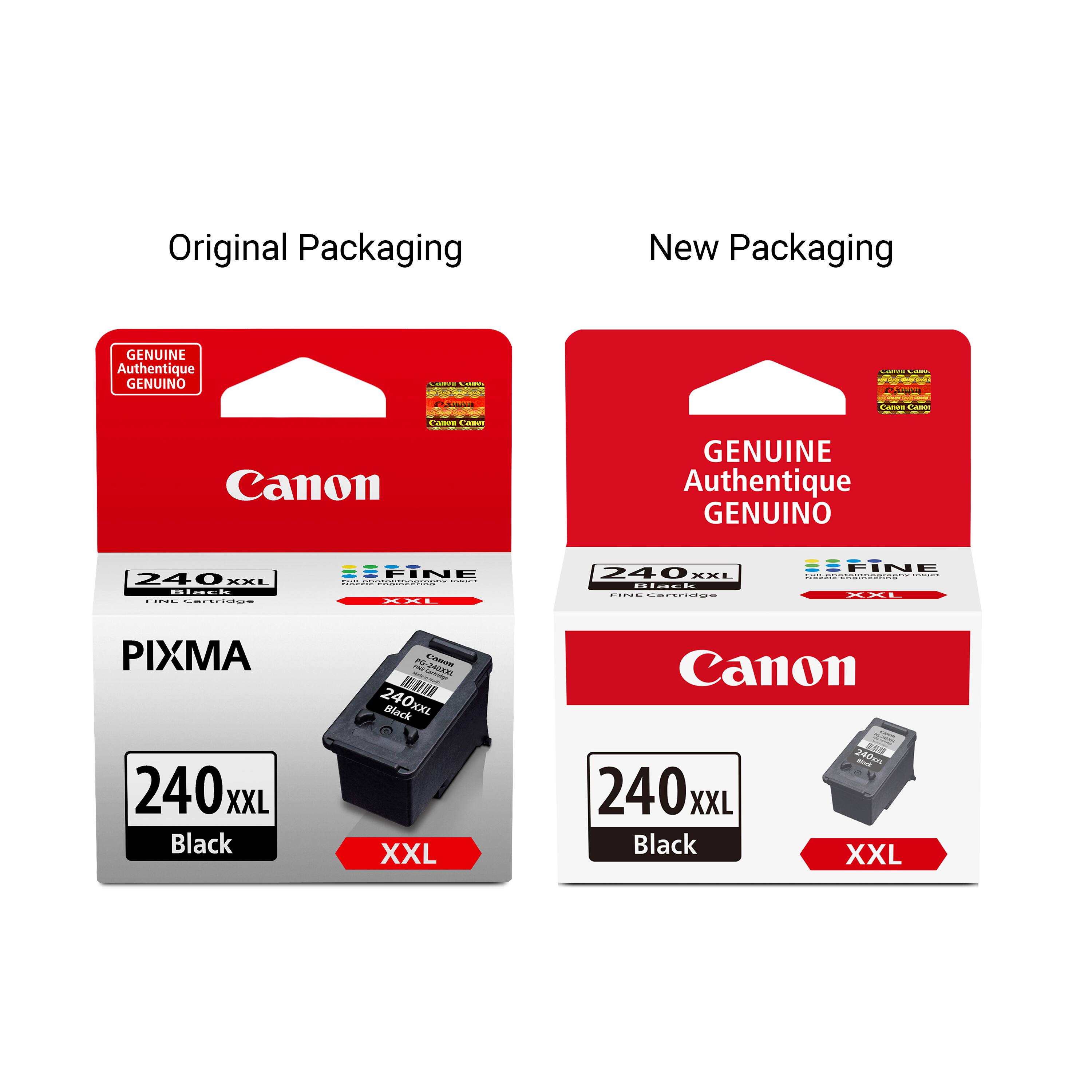 Original Packaging New Packaging GENUINE Authentique GENUINO - - Canon GENUINE Authentique GENUINO 240 ... lact CIdE Cartiios EFINE FHeede MAL 240 N Dined FIDE carteicion EFINE -- PIXMA CAMU JAZER   240XXL Black Canon 240XXL XXL Black XXL 240XXL XXL Black 240km XXL