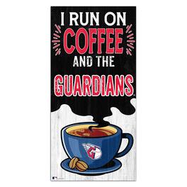 Fan Creations - Cleveland Guardians 6" x 12" Coffee Wall Art - Multicolor