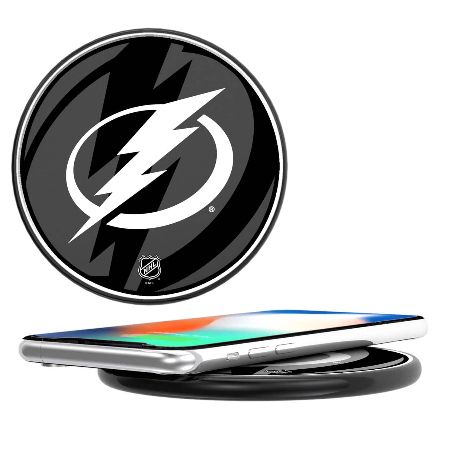 Keyscaper - Tampa Bay Lightning Wireless Charger - Multicolor
