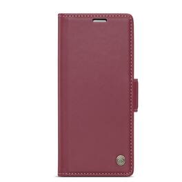 Stock Preferred - PU Leather Wallet Case with RFID Blocking for iPhone 17 - Wine