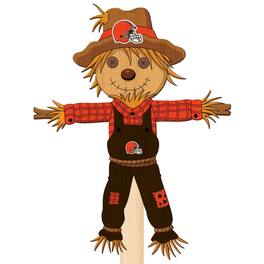 Fan Creations - Cleveland Browns 12" Scarecrow Yard Stake - Multicolor