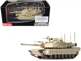 General Dynamics M1A2 Abrams TUSK II MBT (Main Battle Tank) "Armor Premium" Series 1/72 Diecast Model by Panzerkampf