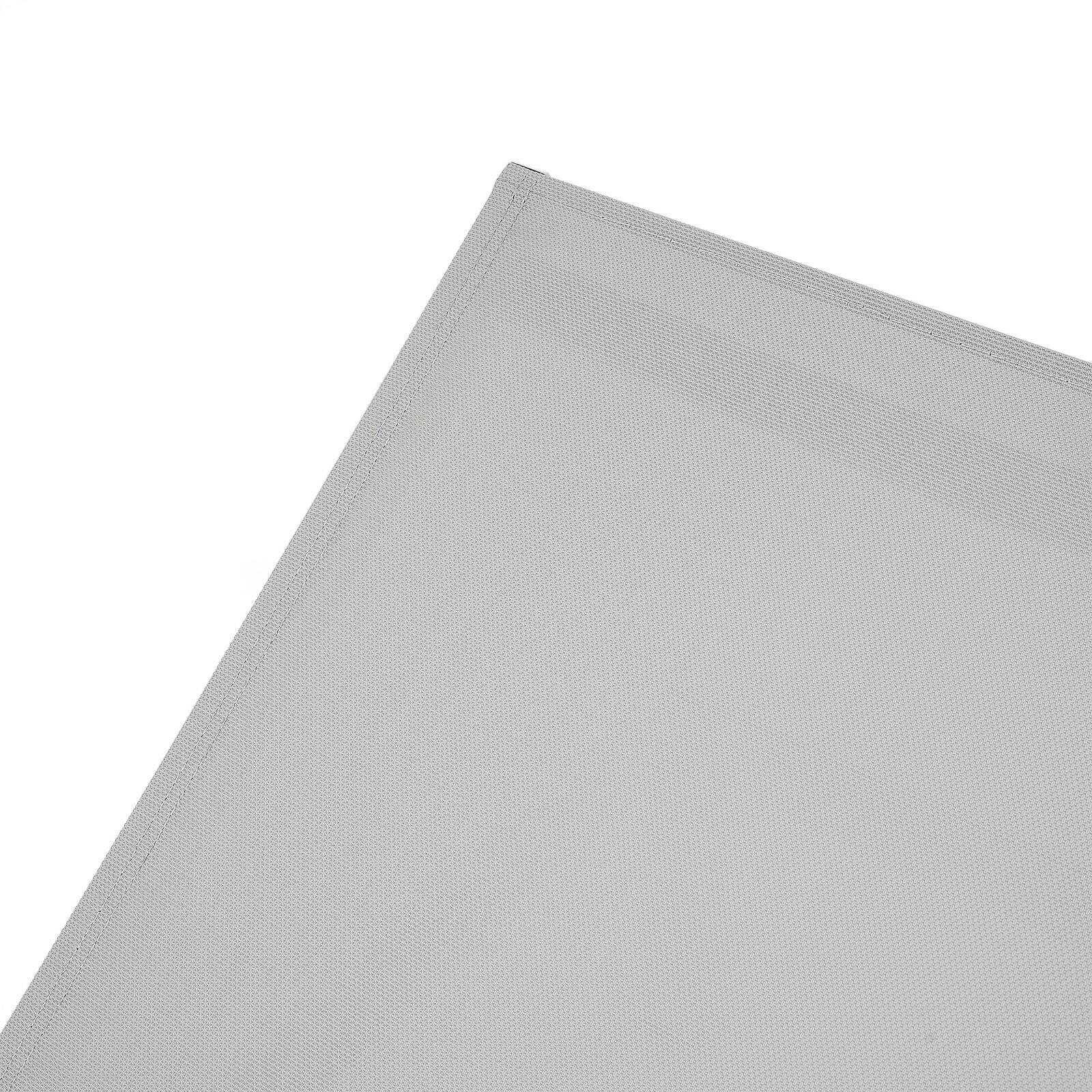 Alt View 7. Ecooso - Set of 2 Adjustable Aluminum Chaise Lounges，Breathable Mesh, 5 Recline Positions, Wheels for Easy Mobility - Gray,White.