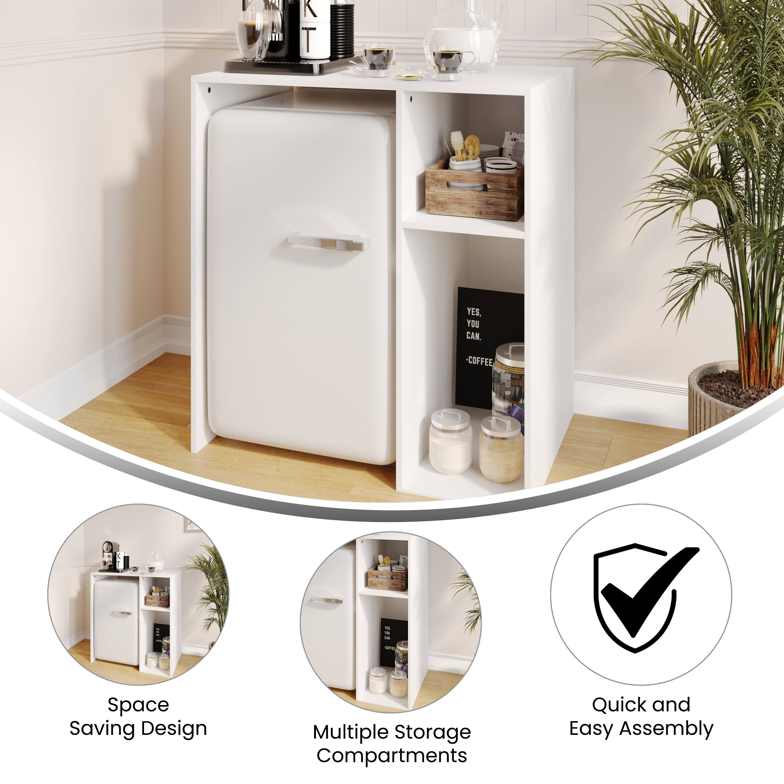 1. YES, YOU CAN - COFFEE

- Space Saving Design
- Multiple Storage Compartments
- Quick and Easy Assembly