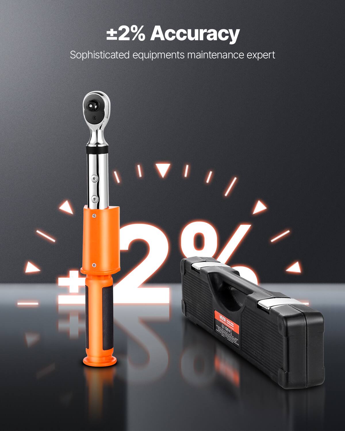 ±2% Accuracy  
Sophisticated equipment maintenance expert