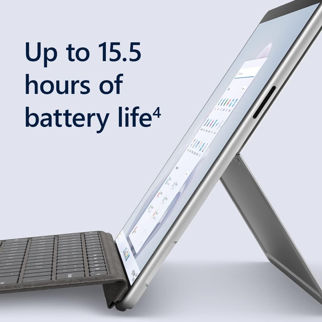 Up to 15.5 hours of battery life⁴