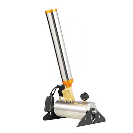 Front. Home Collection - 2PCS Wireless Confetti Launcher Cannon – Paper Shot Machine for Party, Wedding & Stage - Silver.