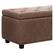 Alt View 13. Simpli Home - Hamilton Storage Ottoman - Distressed Umber Brown.