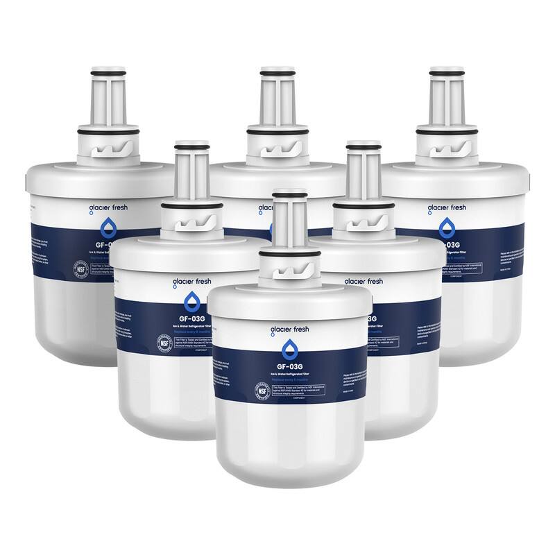 GLACIER FRESH - Replacement for DA29-00003G Water Filter, 6 Pack