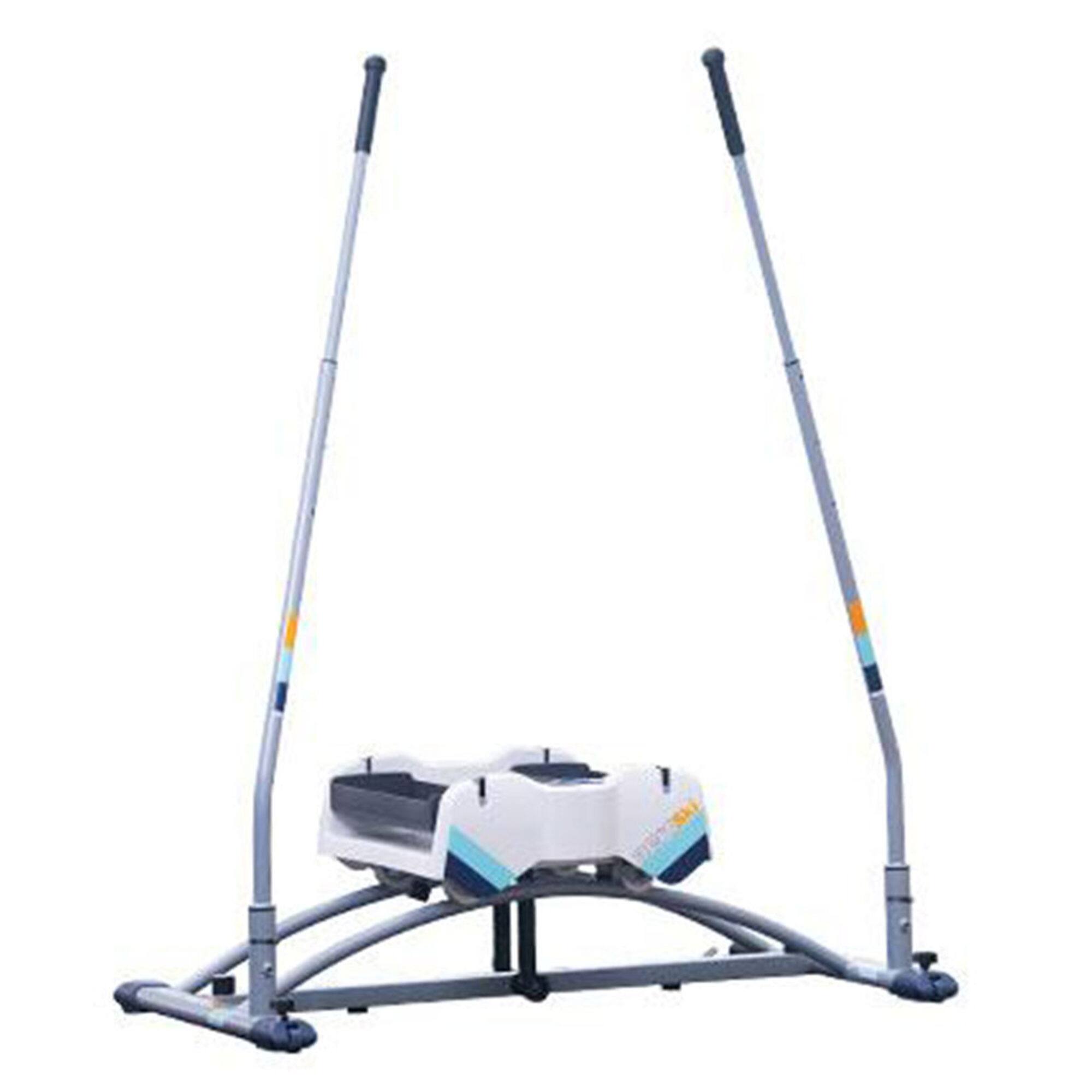 Alt View 7. Aeroski - Aeroski 2.0 Ski Fitness Workout Machine with Recoil Spring Resistance, Gray - Gray.