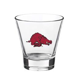 Indigo Falls - Arkansas Razorbacks 12oz. Slant Vault Rock Glass - Multicolor