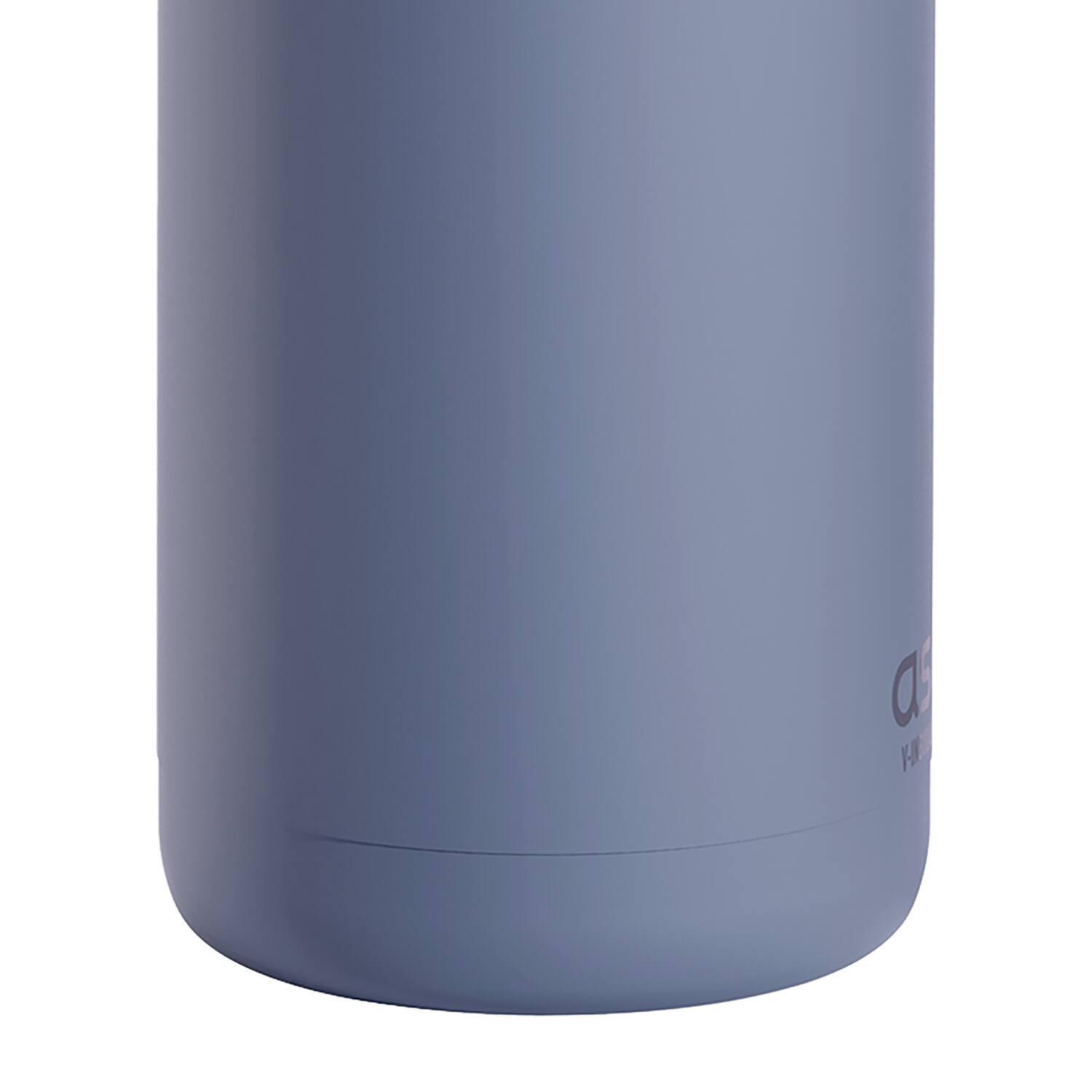 Back. Asobu - 20-Oz Aspen Insulated Water Bottle - Slate Gray.