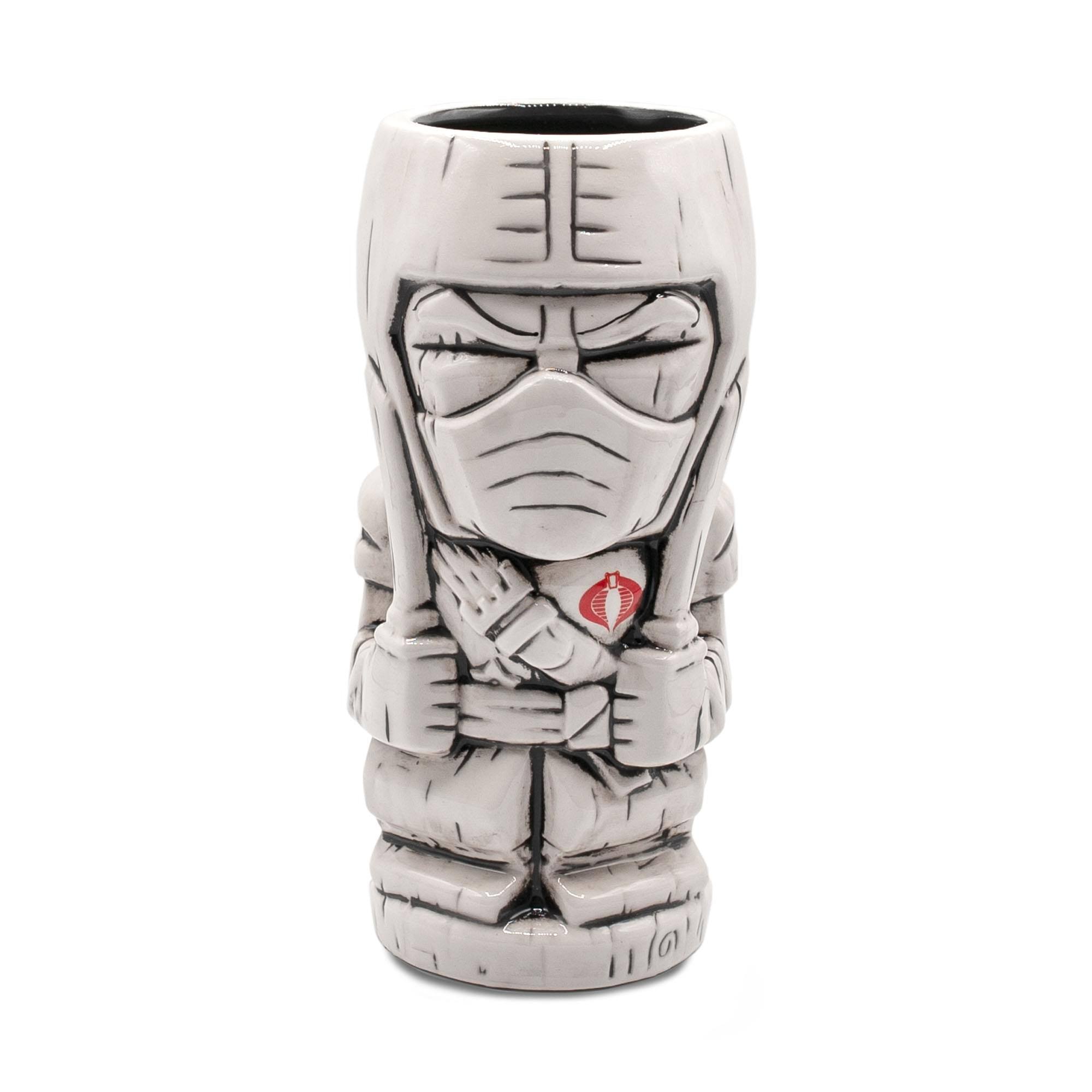 Front. G.I. Joe - Geeki Tikis G.I. Joe Storm Shadow Ceramic Mug | Holds 16 Ounces - White.