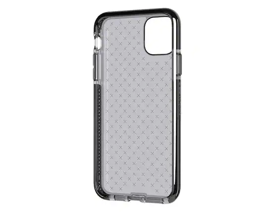 Front. Tech21 - Tech21 Evo Check Protective Case for iPhone 11 Pro - Smokey Black - Smokey Black.