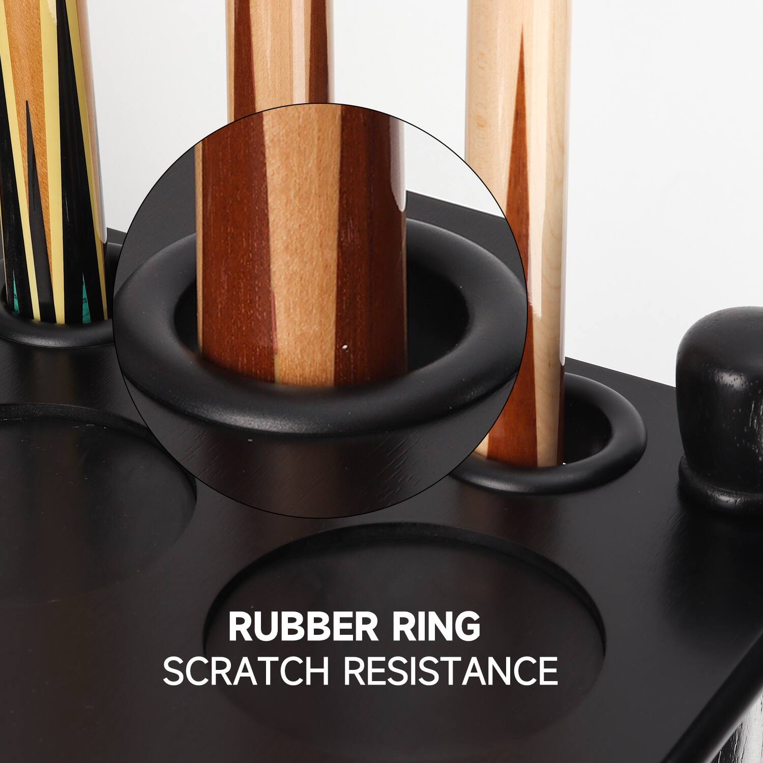 RUBBER RING SCRATCH RESISTANCE