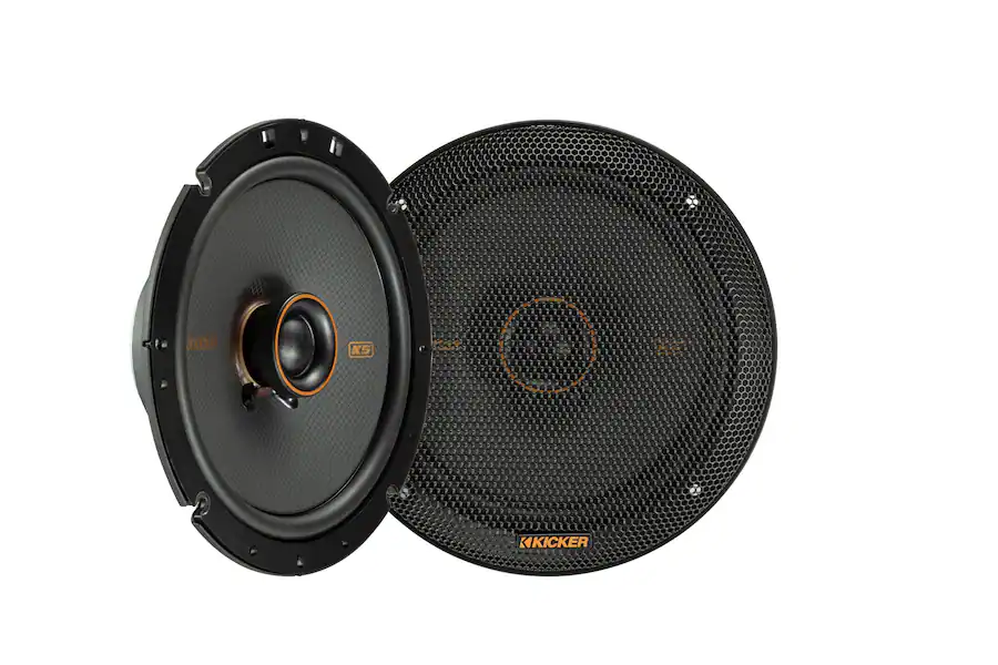 KICKER KS Series 3/4 inch Way Car Speakers (Pair) Black