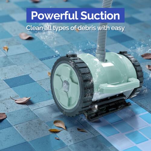 Powerful Suction  
Clean all types of debris with ease