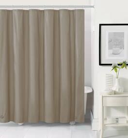 Kate Aurora - Hotel Heavy Duty 10 Gauge Vinyl Shower Curtain Liners - 72" x 72" Standard Shower Curtain Liner - Khaki