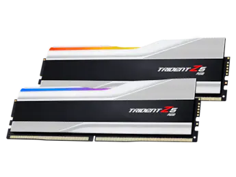 G.SKILL Trident Z5 RGB 32GB DDR5 6000MHz RAM (2x16GB) Silver G.SKILL Trident Z5 RGB 32GB DDR5 6000MHz RAM (2x16GB) Silver