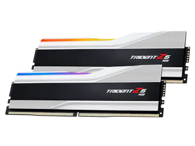 G.SKILL Trident Z5 RGB 32GB DDR5 6000MHz RAM (2x16GB) Silver G.SKILL Trident Z5 RGB 32GB DDR5 6000MHz RAM (2x16GB) Silver