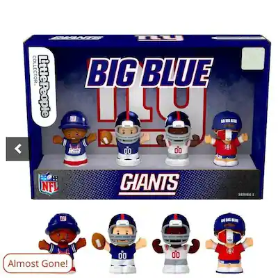 Fisher Price Little People x NFL Collector New York Giants Figure Fisher Price Little People x NFL Collector New York Giants Figure