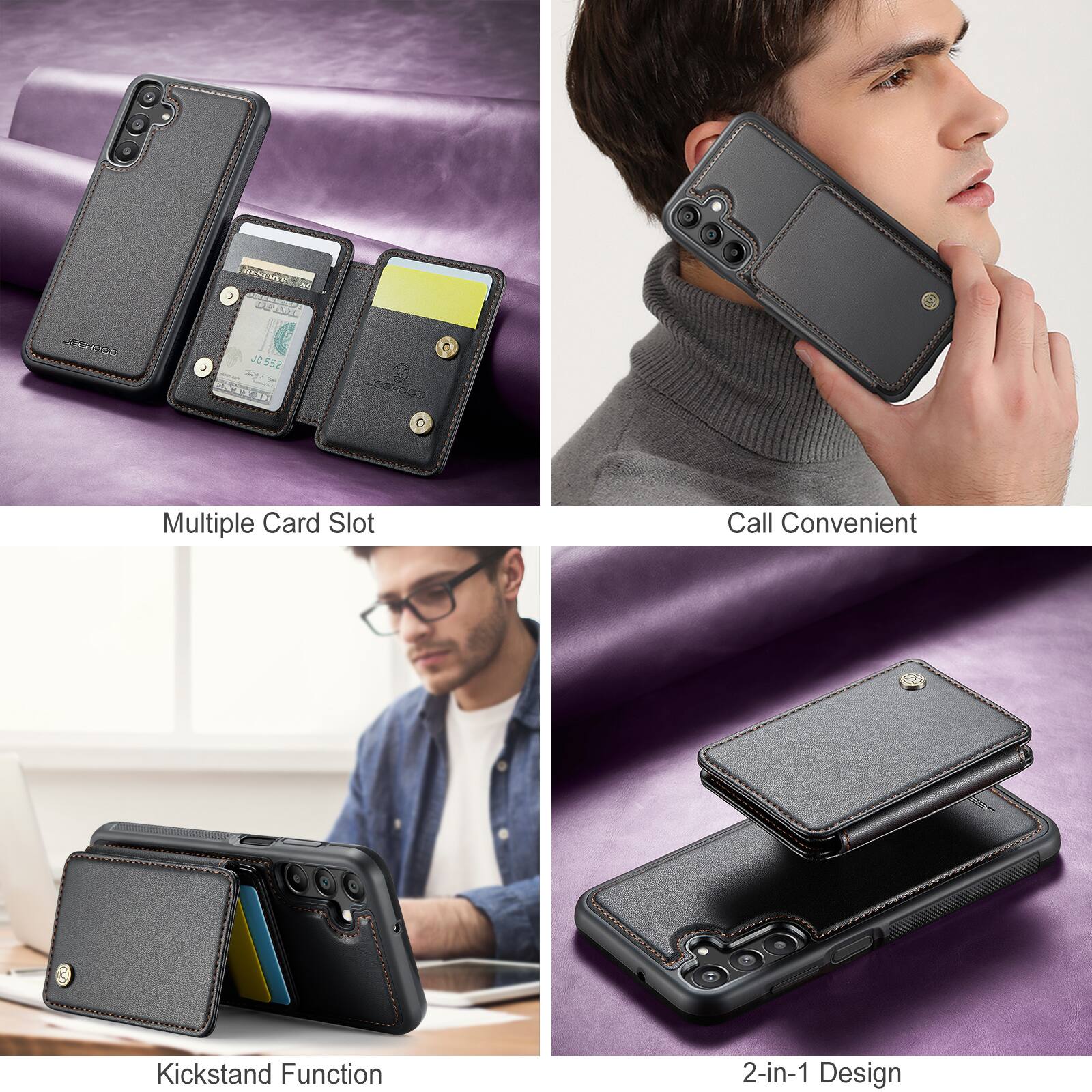 Multiple Card Slot  
Call Convenient  
Kickstand Function  
2-in-1 Design