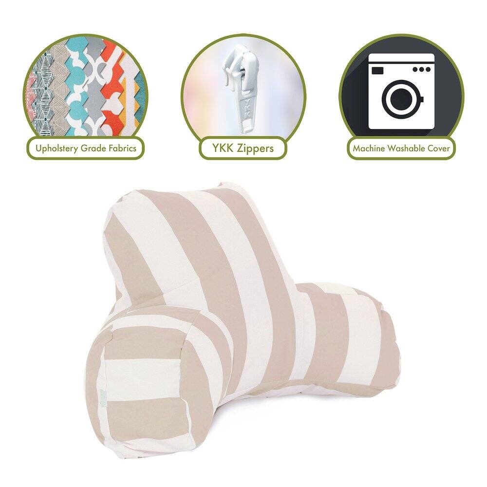 - Upholstery Grade Fabrics
- YKK Zippers
- Machine Washable Cover