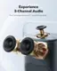 Experience 3-Channel Audio via 2 full-range drivers and 1 upward-firing driver.