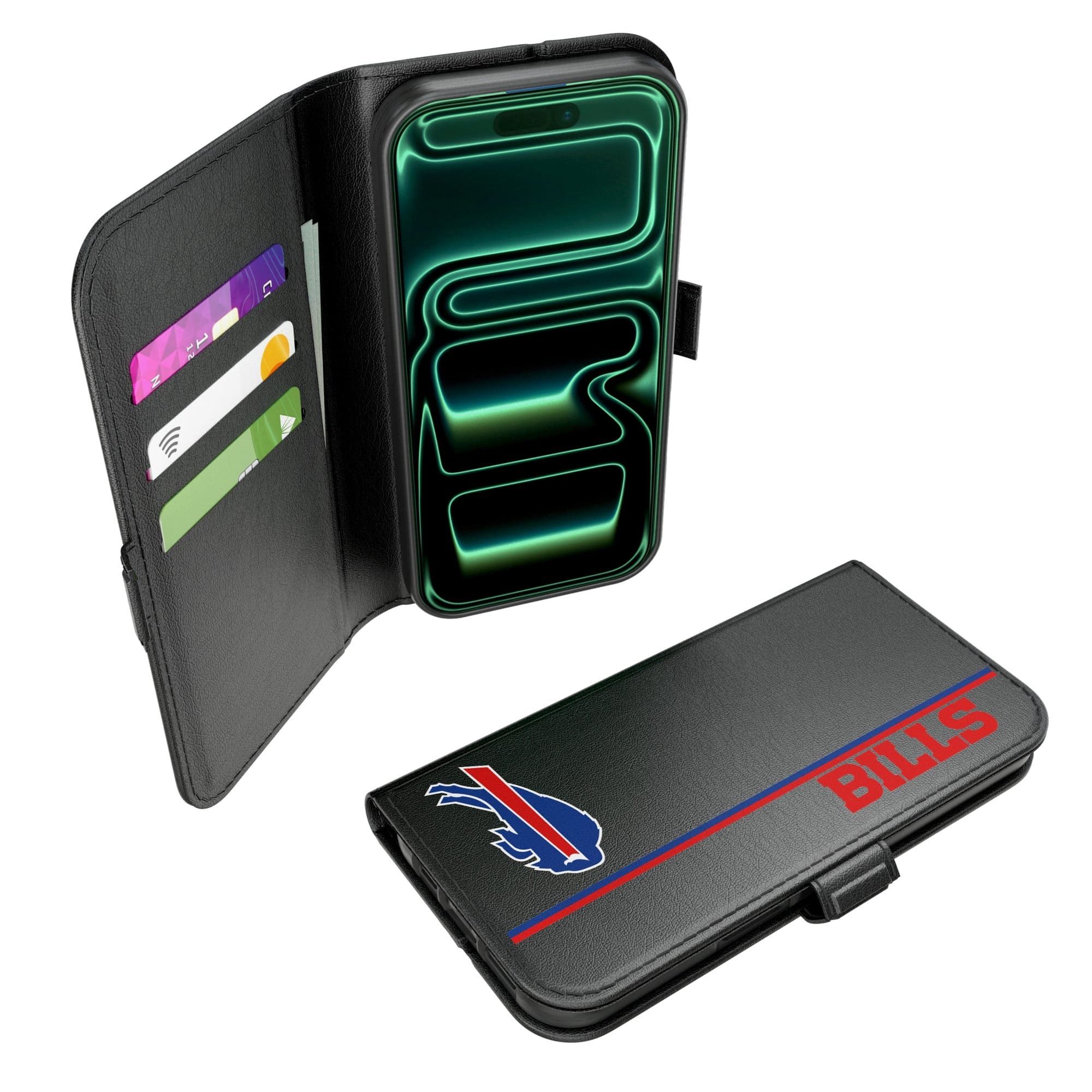 Keyscaper - NFL - Buffalo Bills iPhone Folio 2.0 Case - 17 - Black price history on PriceWatchPro
