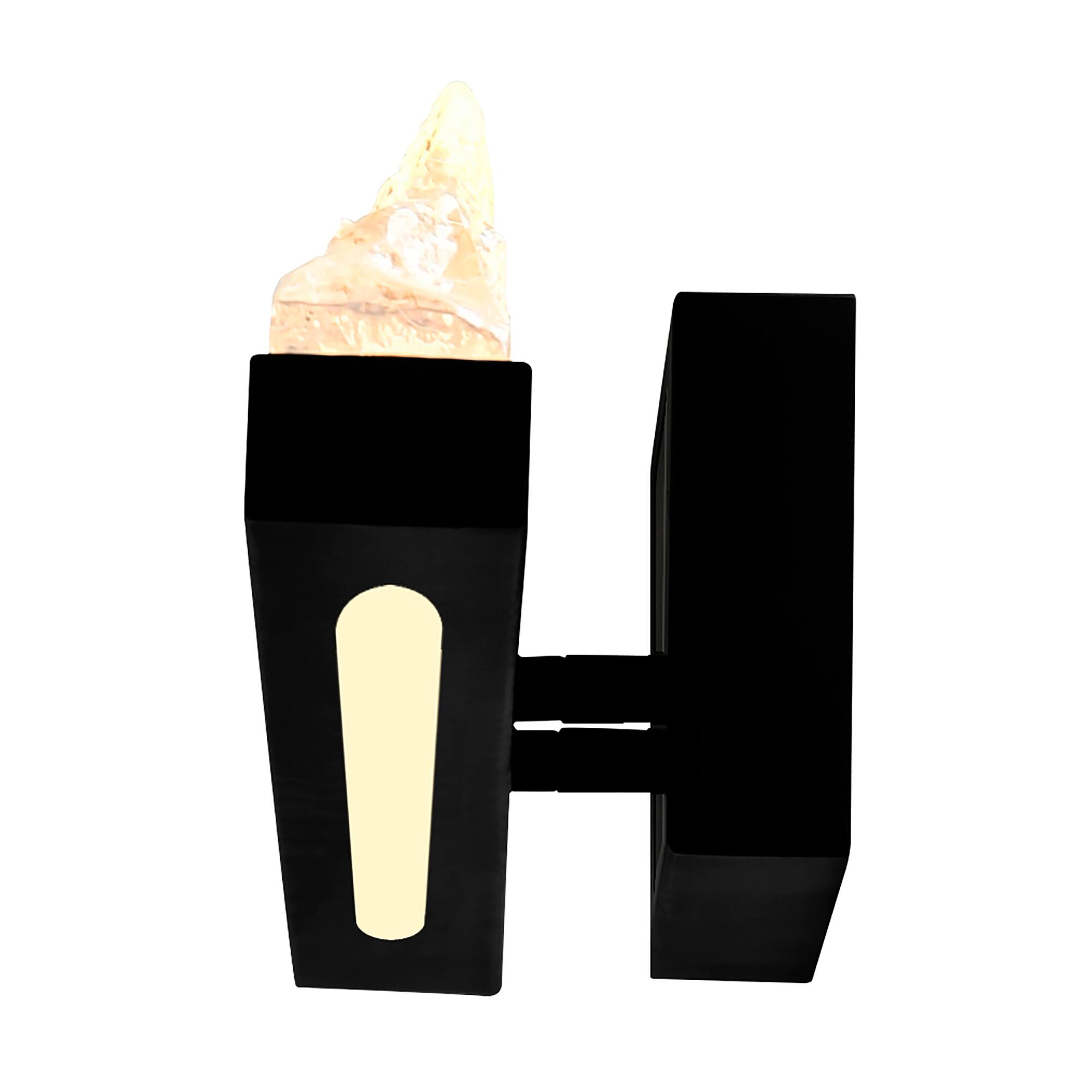 Alt View 1. CWI Lighting - Himalayas Integrated LED Black Vanity Light - Black.