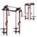Front. Mikolo - Mikolo Foldable Power Rack Cage,1000lbs Capacity Wall Mounted Squat Rack with independent pulley system - Red.