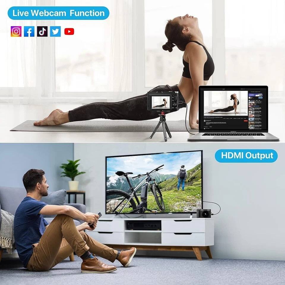 Live Webcam Function

HDMI Output