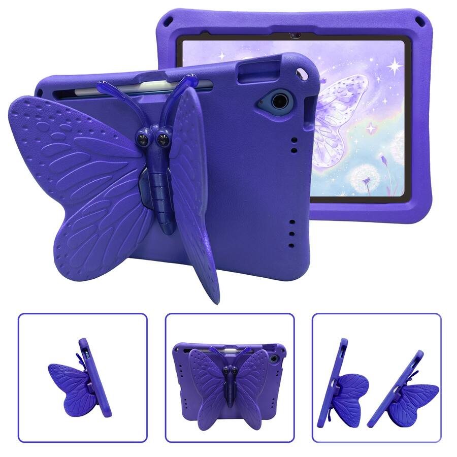 Rotatable Monitor 24 Inch UUCOVER Butterfly Case for iPad (A16) 11 inch 2025/iPad 10th Gen 10.9 ...