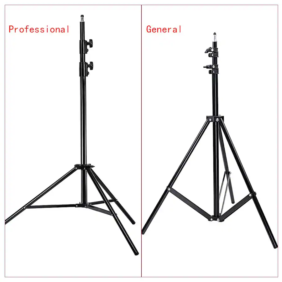 Stand With Spring Neewer Heavy Duty 9ft Spring Loaded Light Stand (2 Pack) for Studio ...
