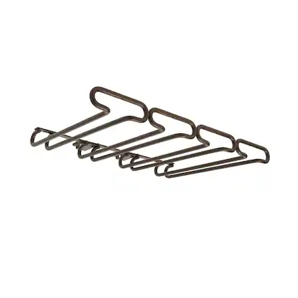 Front. Rev-A-Shelf - Rev-A-Shelf 11" Quad Under Cabinet Glass & Stemware Holder, Bronze, 3450-11ORB - Oil Rubbed Bronze.