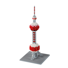 Brixies - PEARL OF ORIENT TOWER Building Set for Kids