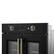 Alt View 4. Forno Appliances - Asti 30" 3.68 Cu. Ft. Electric True Convection Single Wall Oven with French Doors - Black.