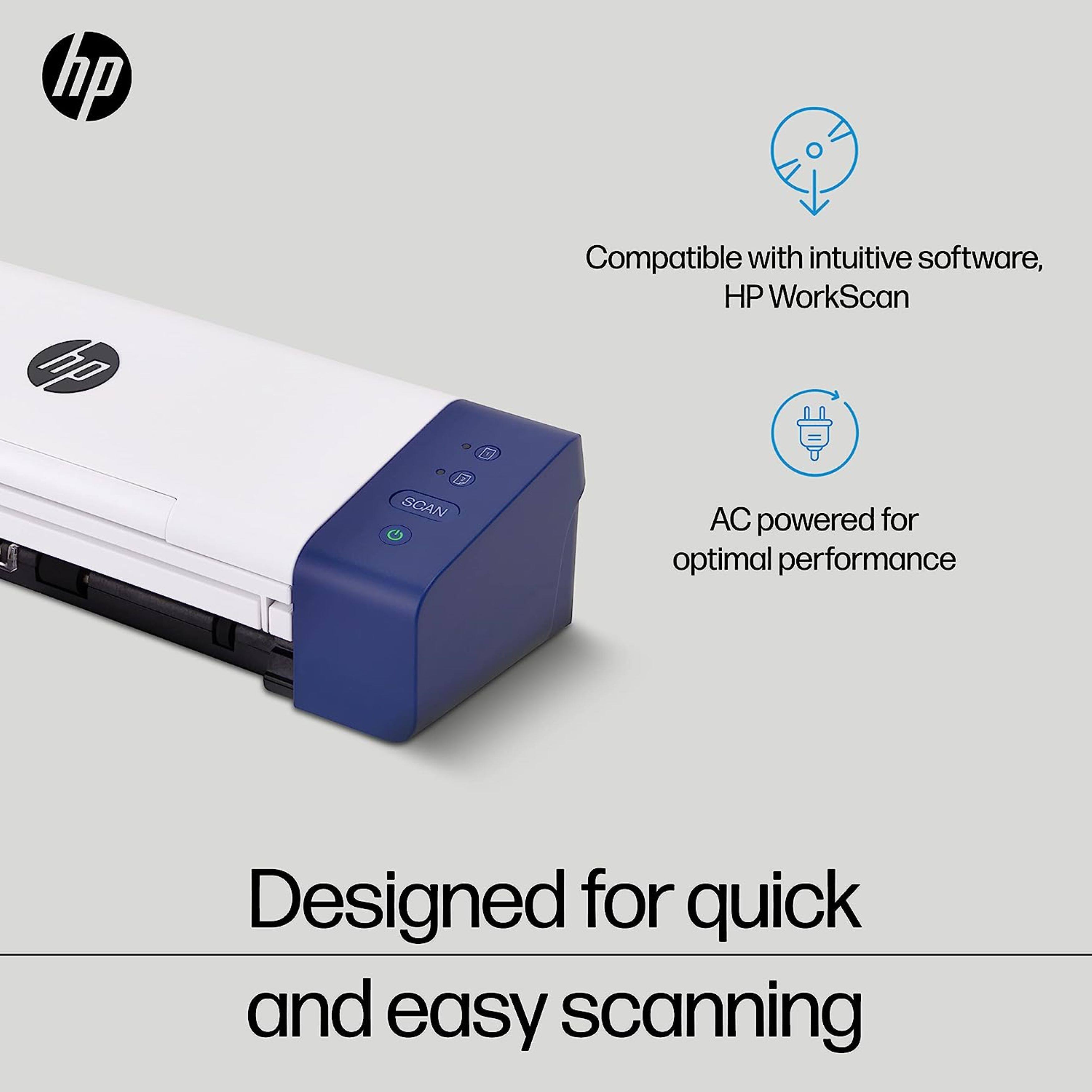 hp hp 1 D 1 SCAN Compatible with intuitive software, HP WorkScan AC powered for optimal performance Designed for quick and easy scanning