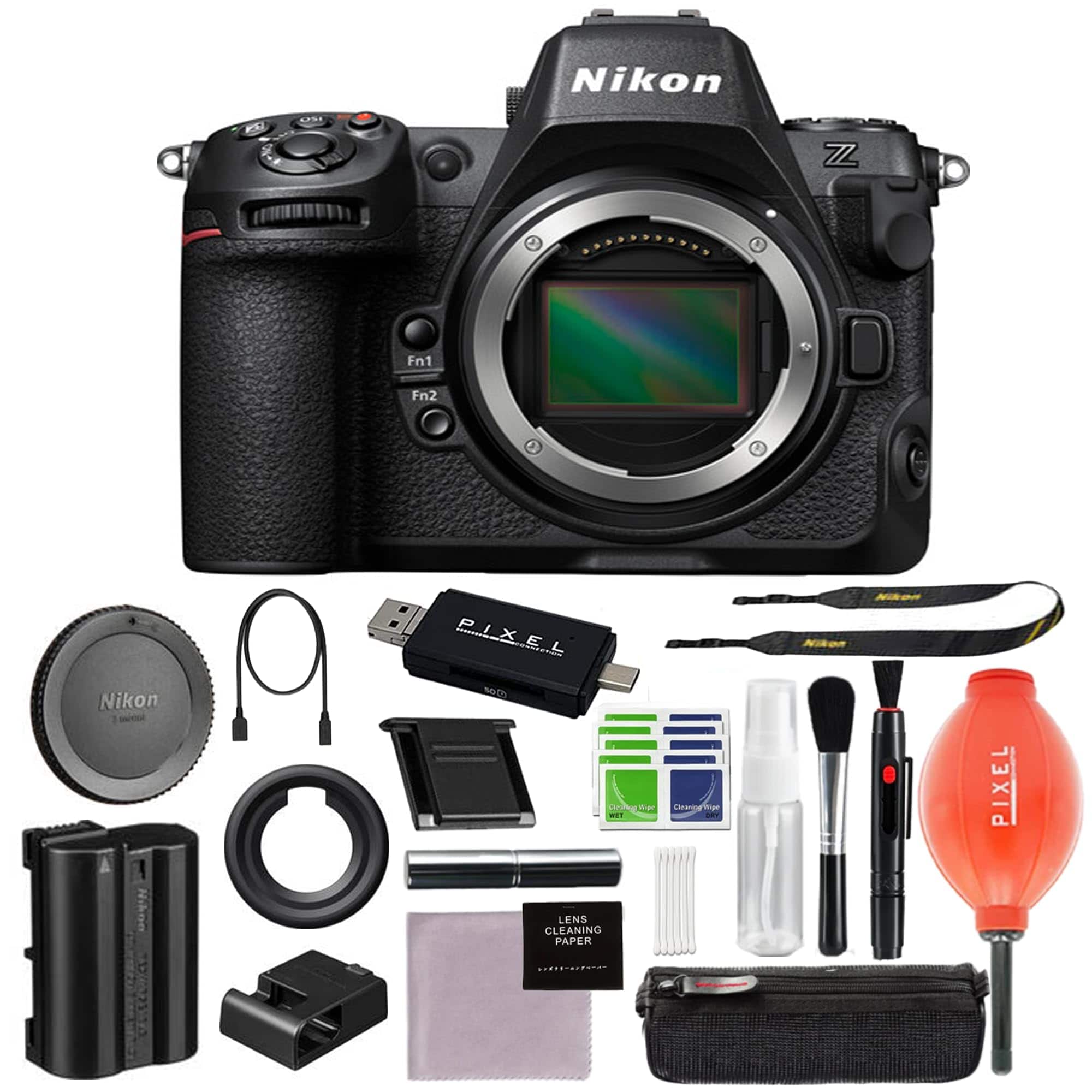 Z8 FX-Format Mirrorless Camera Body Bundle with Advanced Accessories | 1695 | Nikon z8 - Black