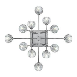 Elegant Lighting - Eren 31 inch Flush Mount - Chrome