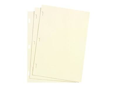 Front. Wilson Jones - Wilson Jones Ledger Paper, 8.5" x 11", Ivory, 100 Sheets/Box (W901-10) - Ivory.