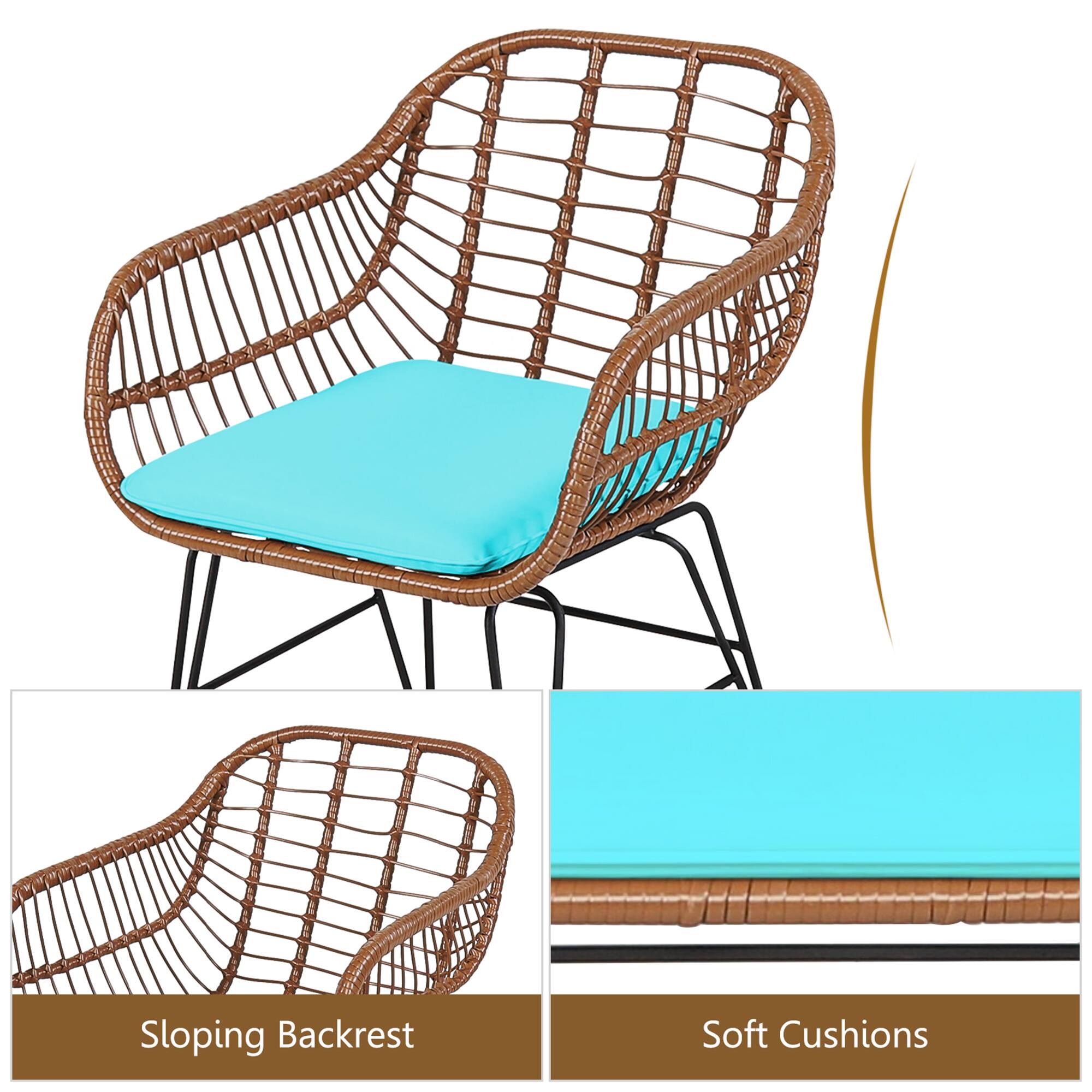Sloping Backrest

Soft Cushions