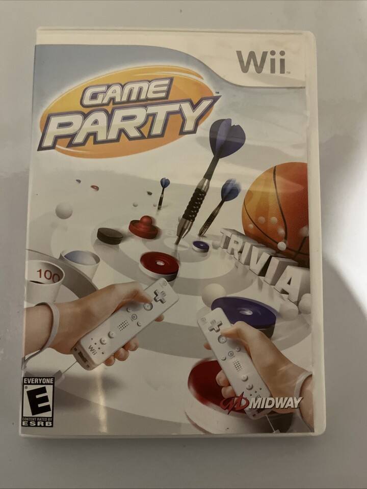 Wii Game Party Trivia 100, Everyone, Rated E by ESRB, Midway. - E (Everyone)