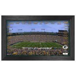 Highland Mint - Green Bay Packers 12" x 20" 2024 Signature Gridiron Panoramic Framed Photo - Multicolor