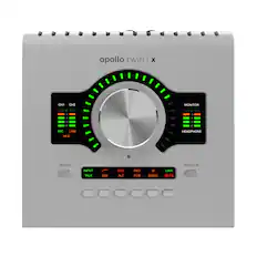 apollo twin | X
CH1 CH2
MONITOR C -3 -9 -18 27
C 3 9 -18 23
MIC LINE HI-Z
HEADPHONE
PREAMP
MONITOR INPUT
TALK DIM +48V
ALT PAD FCN
MONO LINK MUTE